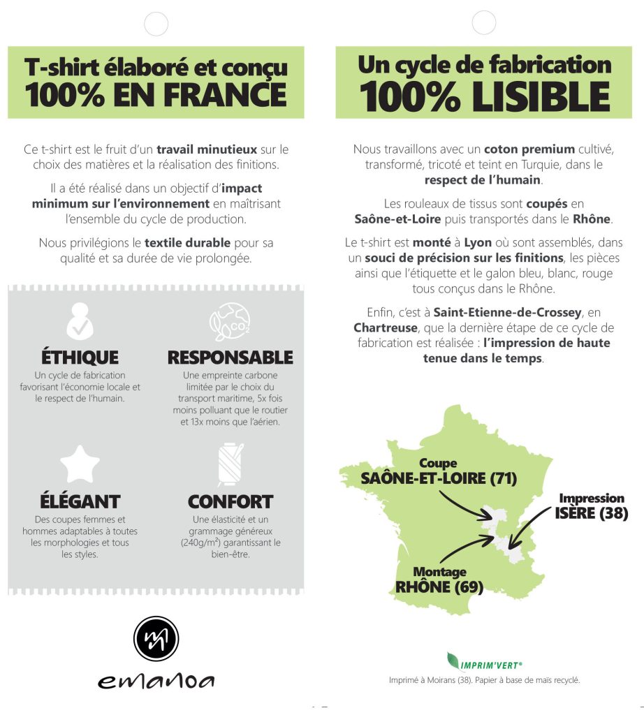 Flyer t-shirts Emanoa