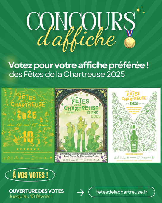 Concours d'affiches Fêtes de la Chartreuse 2025